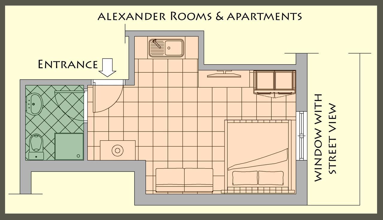 Alexander Rooms&Apartments Igoumenitsa Rum bild